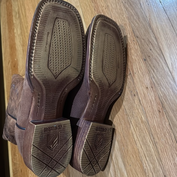 Mens cowboy boots size 12, full grain leather - Picture 7 of 9